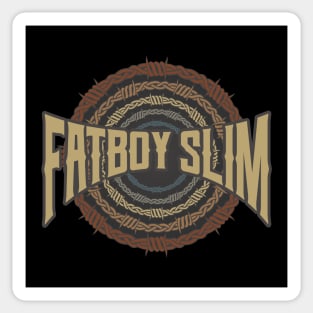 Fatboy Slim Barbed Wire Sticker